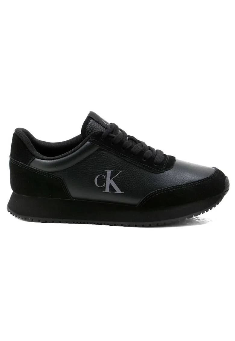 Pantofi sport  pentru Femei, runner laceup low mix mg, YW0YW01798-0GJ, Negru