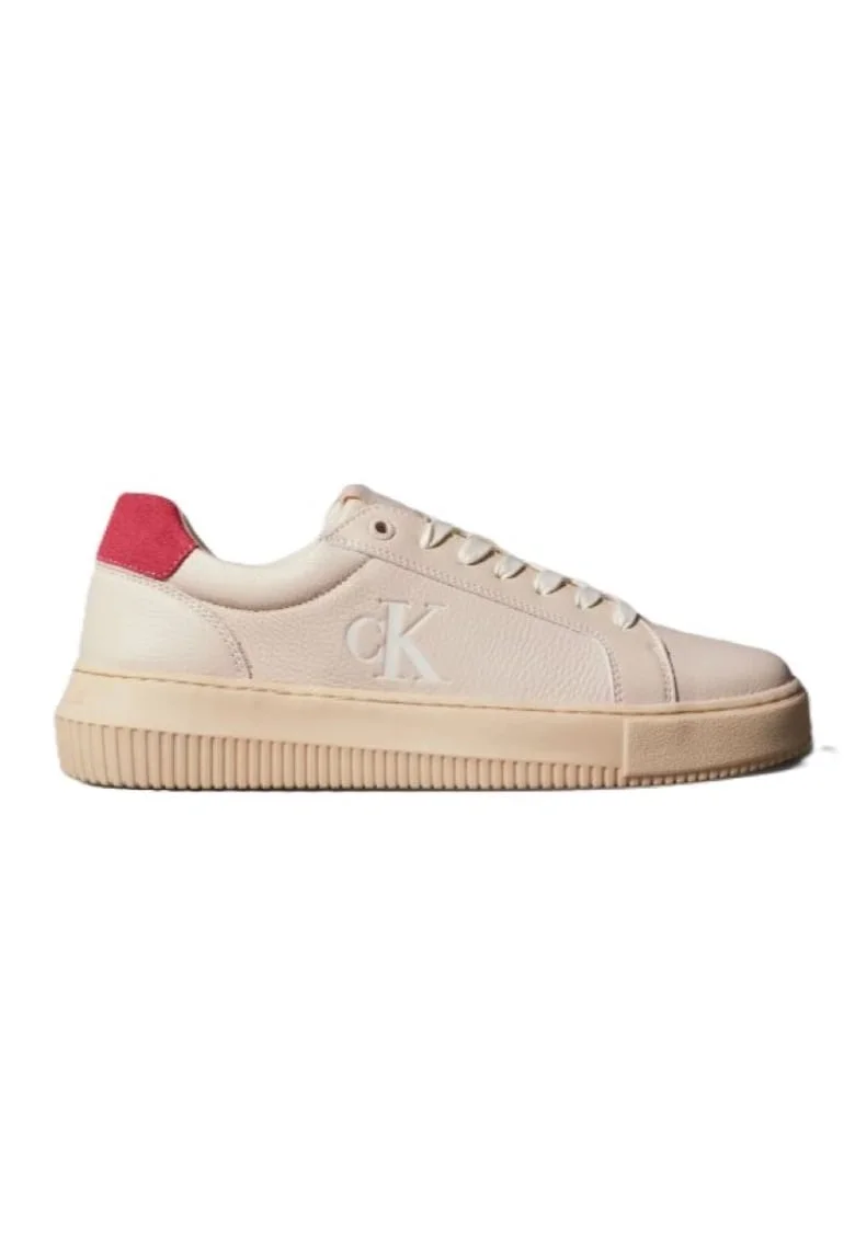 Pantofi sport  pentru Femei, chunky cupsole low laceup, YW0YW01670-0JV, Roz, Roz