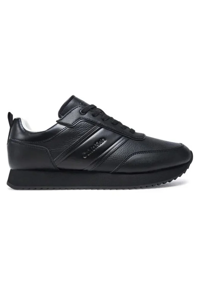 Pantofi sport  pentru Barbati, low top lace up logo lth, HM0HM01654-0GJ, Negru, Negru