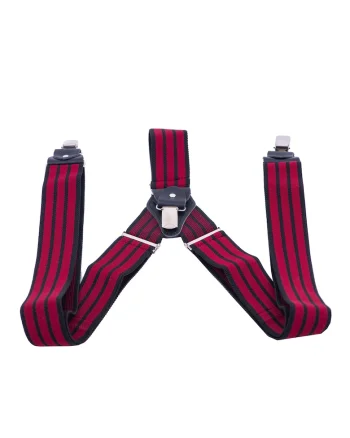 Bretele suspenders, Visiniu/Negru
