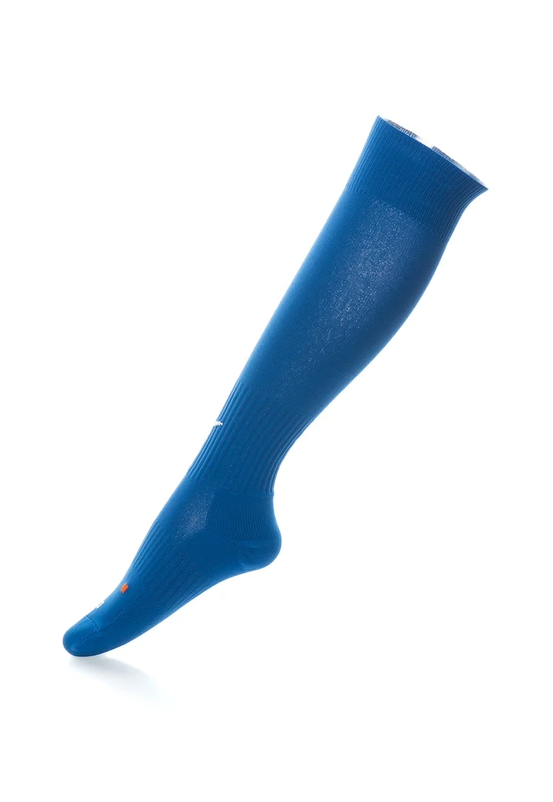 Sosete unisex pentru fotbal, cu logo, Albastru