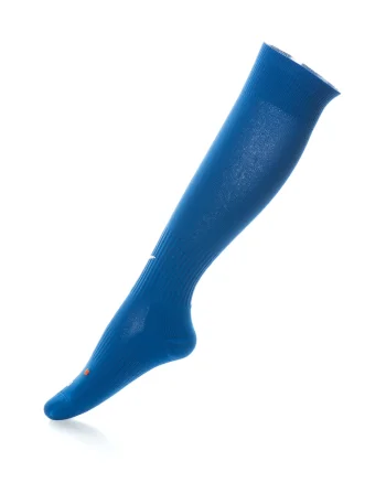 Sosete unisex pentru fotbal, cu logo, Albastru