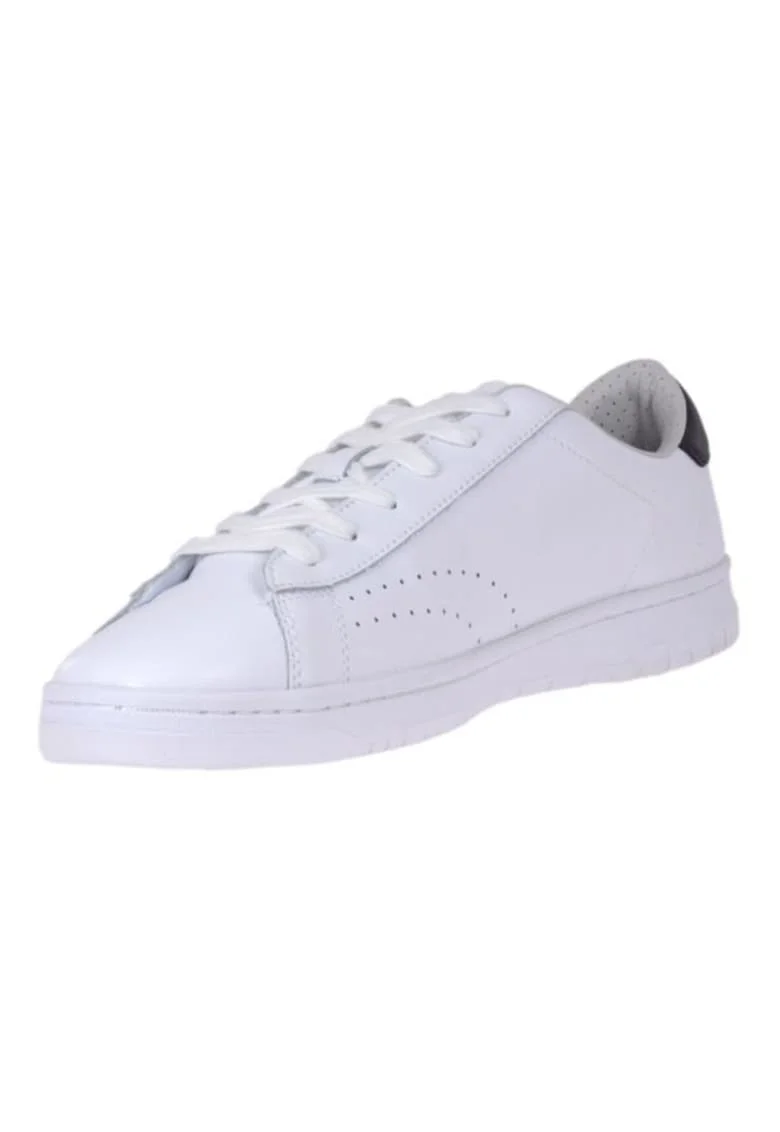 Tenisi  COURT CLUB PATCH, din Piele, Alb