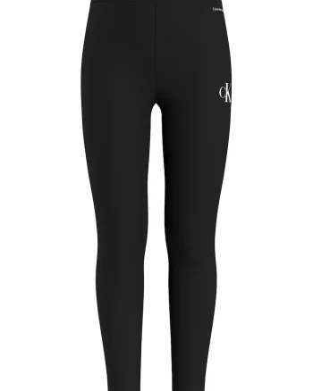 Colanti cu imprimeu logo, Negru