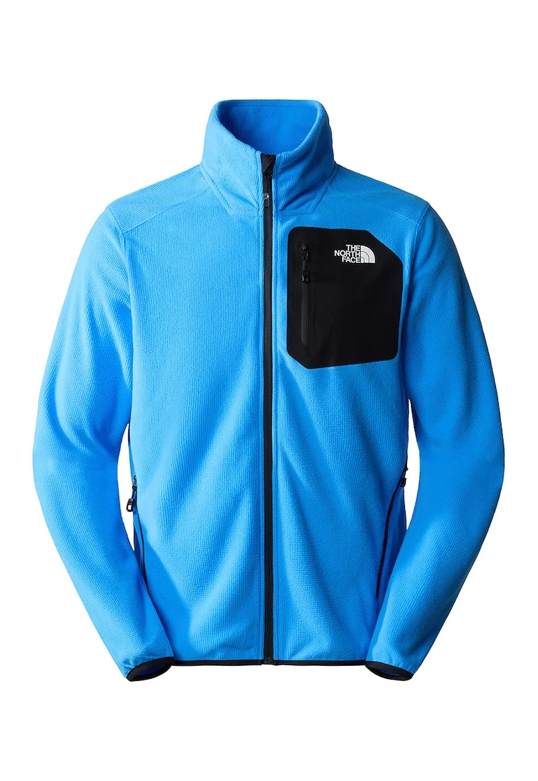 Hanorac din fleece cu fermoar, pentru trekking Experit Grid