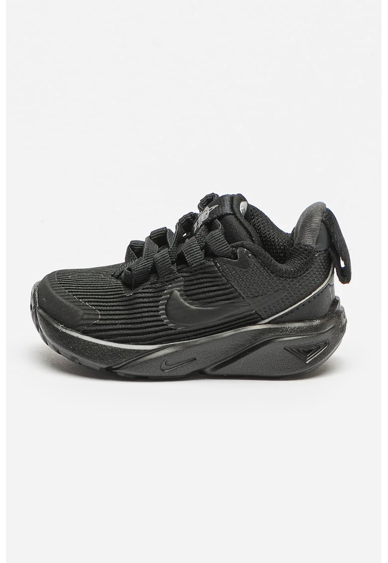 Pantofi cu insertii sintetice, pentru alergare Star Runner 4, Negru