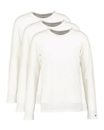 Set de bluze slim fit de casa - 3 piese, Alb optic