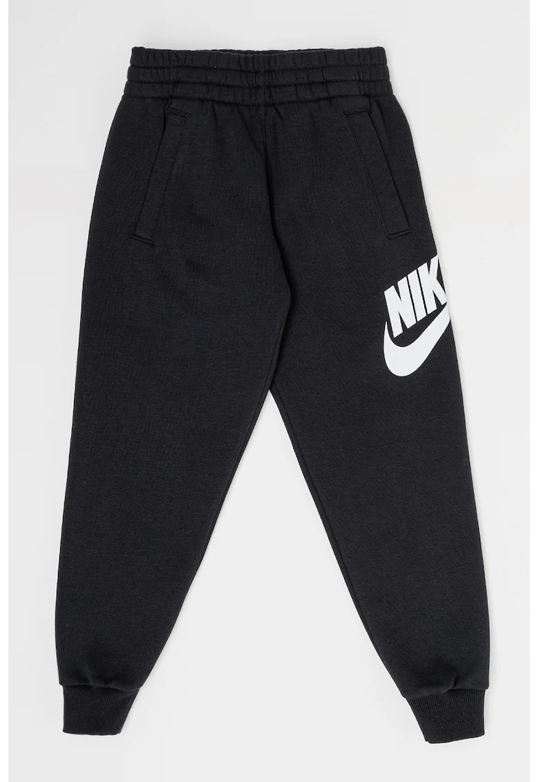 Pantaloni de trening din fleece cu logo Sportswear Club, Negru