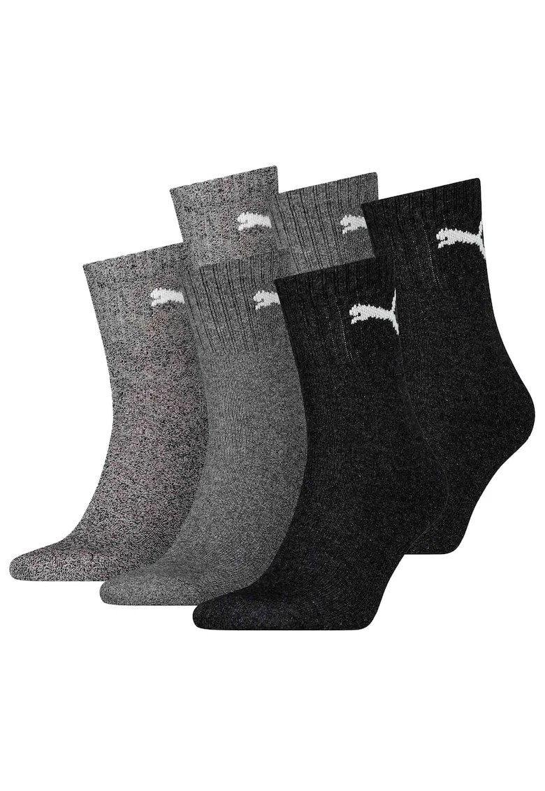 Set de sosete scurte unisex pentru tenis - 6 perechi, Gri