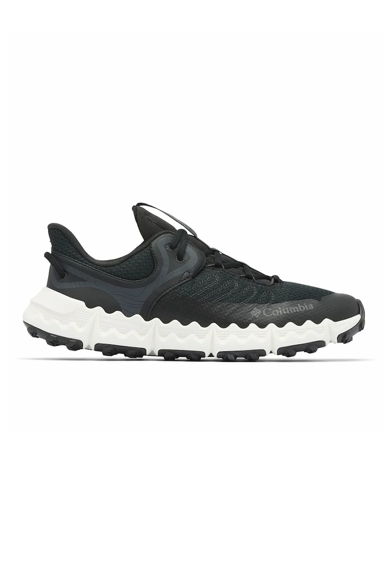 Pantofi sport low-cut cu detaliu logo Voyager FLX, Negru/Gri inchis