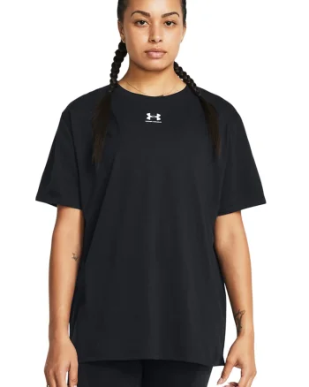 Tricou supradimensionat, pentru antrenament Campus, Negru