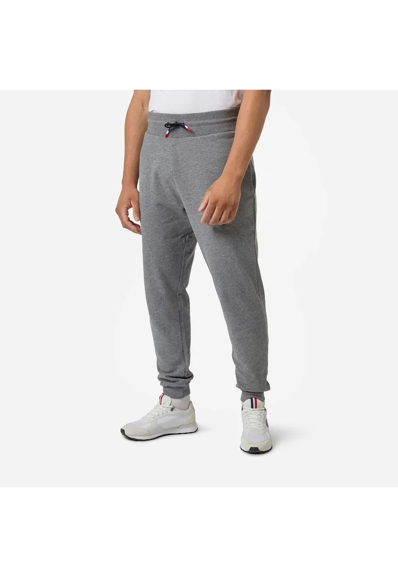 Pantaloni barbati  Logo trening FT, gri, Gri