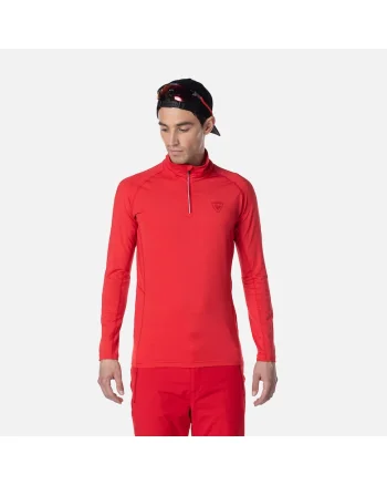 Bluza sport  Classique, cu fermoar, pentru barbati, rosu, L, Rosu