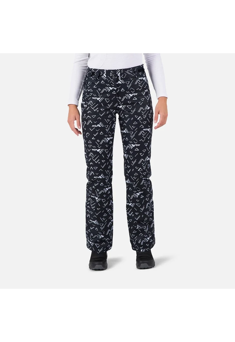Pantaloni ski  Staci Print, negru, pentru dama, Negru