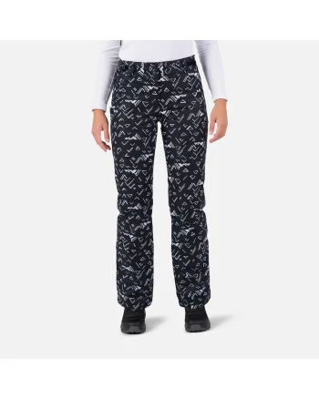 Pantaloni ski  Staci Print, negru, pentru dama, Negru