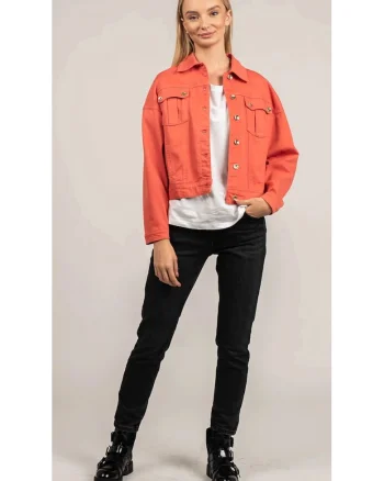 Jacheta cu maneci cazute, Coral, 36