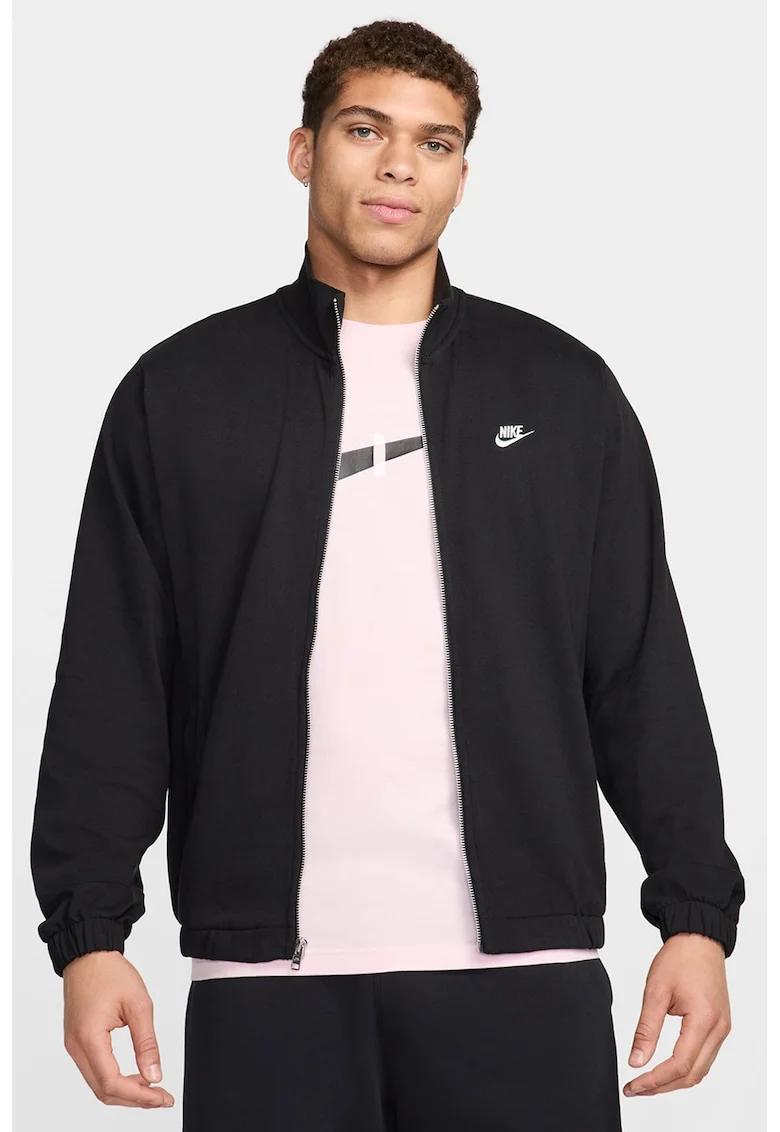 Bluza de trening din bumbac cu logo, Negru