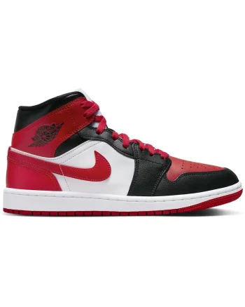 Pantofi sport  Air Jordan 1 Mid 43821, Rosu/Negru