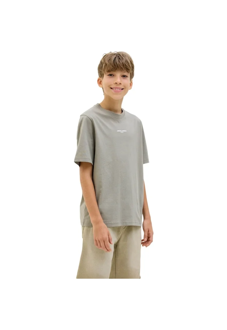 Tricou JACK &JONES Lido AOP Back Print JNR 43800, Gri