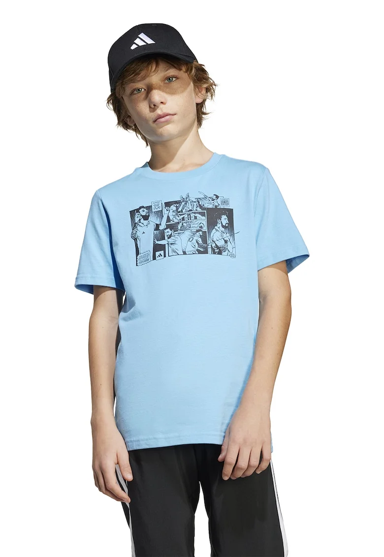 Tricou pentru fotbal Messi, Albastru deschis