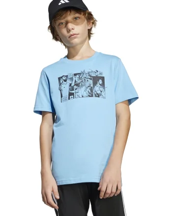 Tricou pentru fotbal Messi, Albastru deschis