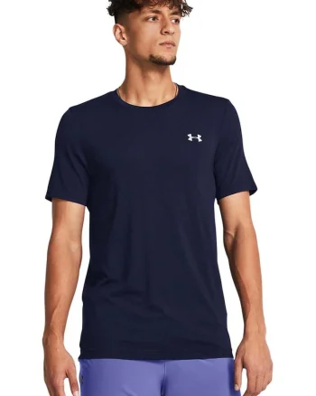 Tricou fara cusaturi, pentru fitness Vanish, Bleumarin
