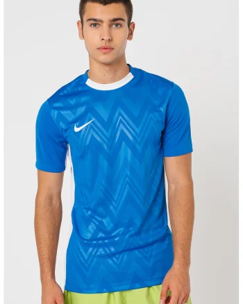 Tricou cu tehnologie Dri-FIT, pentru fotbal, Albastru royal/Alb optic