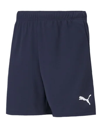 Pantaloni scurti cu banda elastica in talie pentru fotbal, Albastru ultramarin