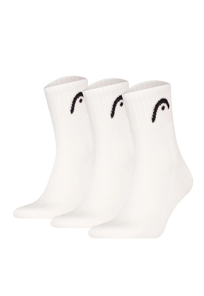 Set de sosete unisex pentru antrenament - 3 perechi, Alb