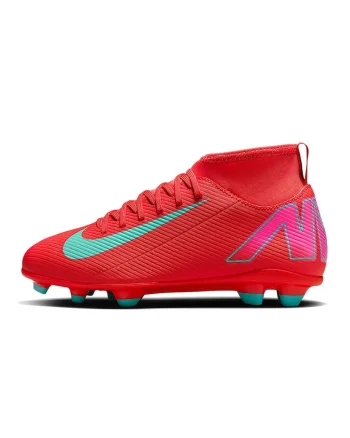Ghete Fotbal  Mercurial Superfly 10 MG JR FQ8318-800, Baieti, Rosu