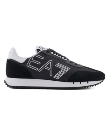 Pantofi sport  pentru Barbati, black white vintage, X8X101-XK257-U448, Negru, Negru