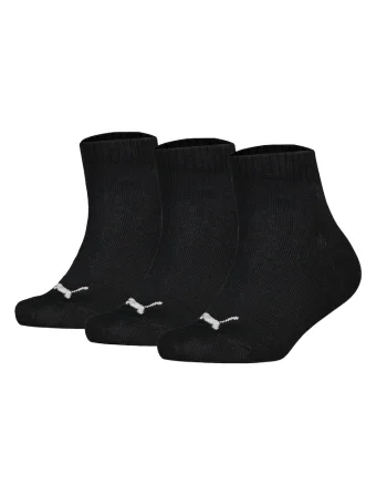 Set de sosete lungi cu logo - 3 perechi, Negru