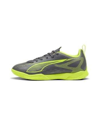 Pantofi low-cut pentru fotbal Ultra, Verde lime/Gri inchis