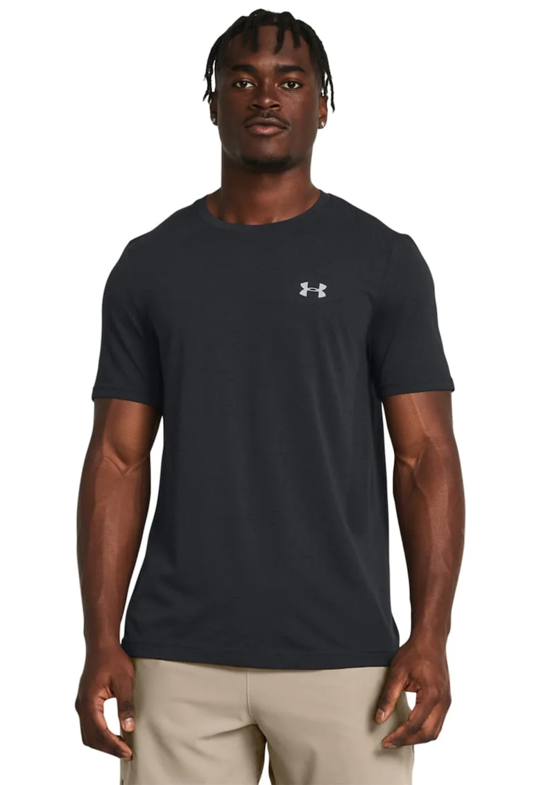 Tricou fara cusaturi, pentru fitness Vanish, Negru