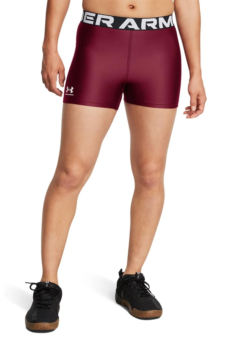 Colanti scurti pentru fitness Authentics, Visiniu