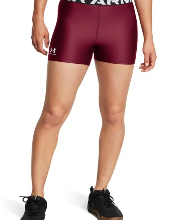 Colanti scurti pentru fitness Authentics, Visiniu