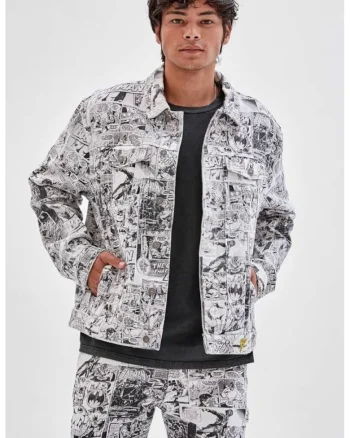 Geaca din denim  Originals Batman Comic Print