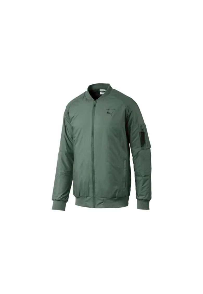Jacheta bomber pentru barbati,  Laurel, Poliester, Kaki