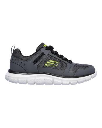Pantofi cu insertii de piele pentru fitness Track-Knockhill, Gri