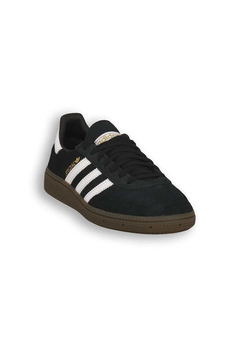 Pantofi sport dama  Handbal IH8010, piele intoarsa, negru