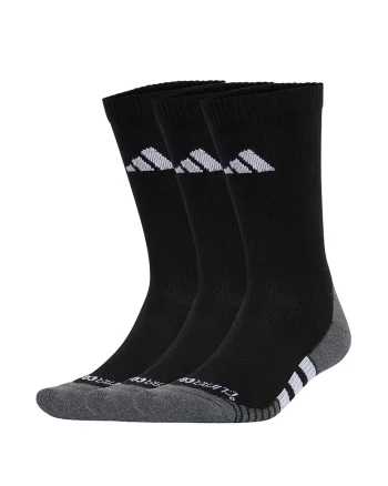 Set de sosete lungi pentru antrenament - 3 perechi, Negru/Alb optic/Gri inchis