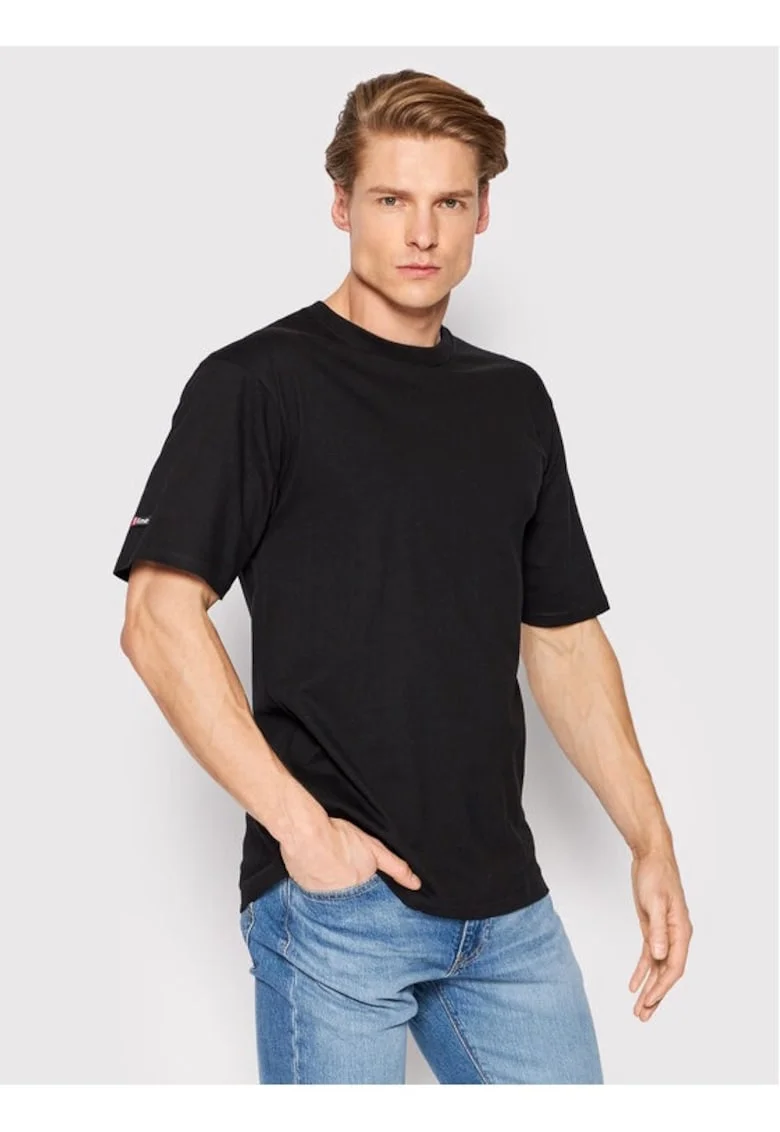 Maiou barbati,  515763, Negru, Bumbac
