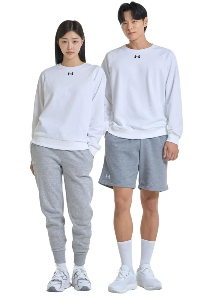 Bluza cu decolteu la baza gatului si maneci raglan pentru fitness Rival, Alb/Albastru pastel