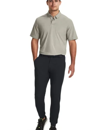 Pantaloni conici cu finisaj impermeabil pentru golf Drive, Negru