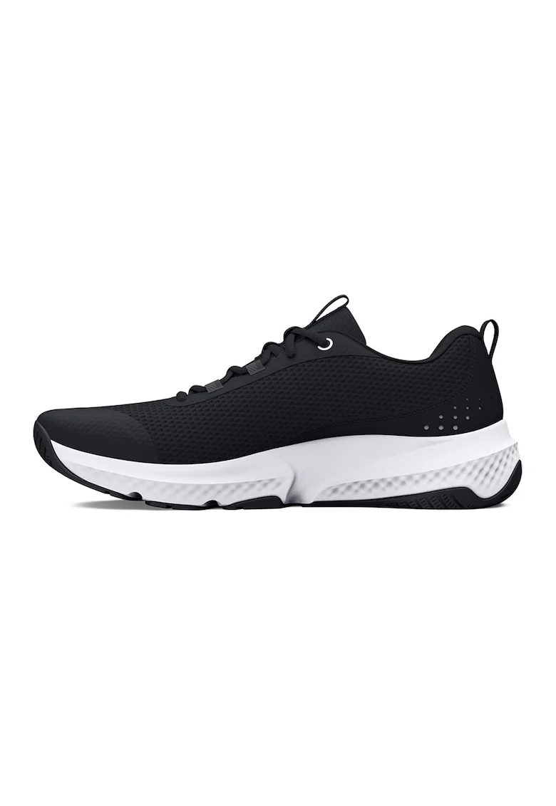 Pantofi sport cu garnituri de plasa Dynamic Select, Alb/Negru