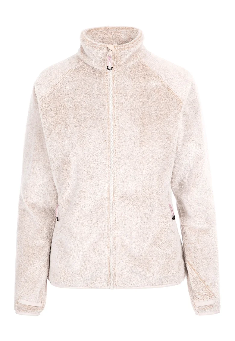 Jacheta din material fleece cu fermoar pentru drumetii Telltale, Grej