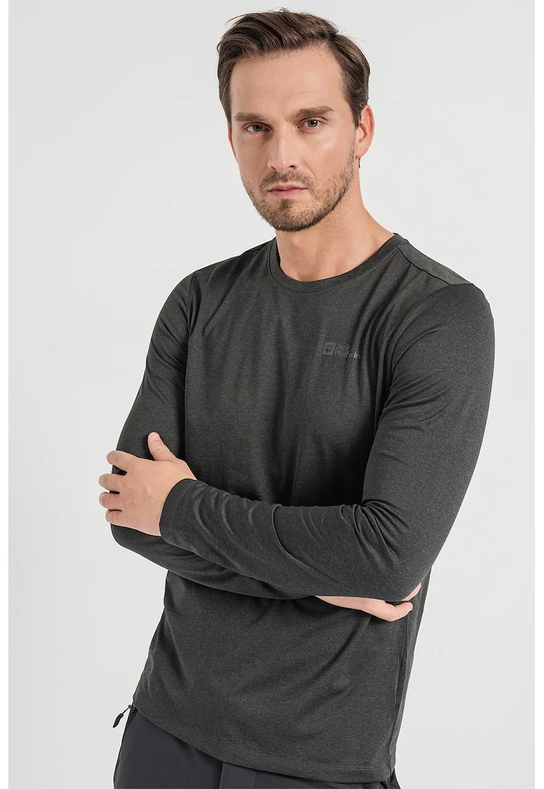Bluza termica pentru schi Sky, Negru stins
