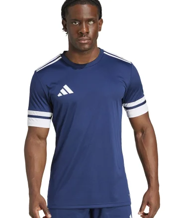Tricou cu logo, pentru fotbal, Bleumarin