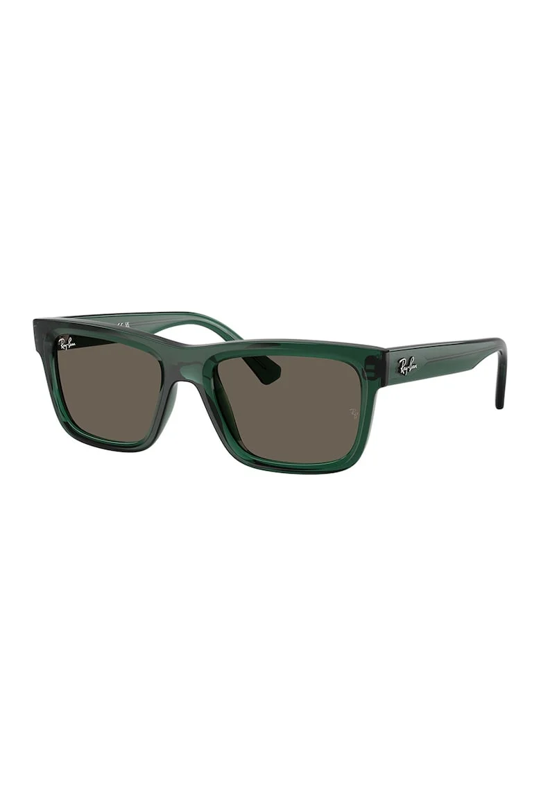 Ochelari de soare dreptunghiulari unisex, Verde inchis