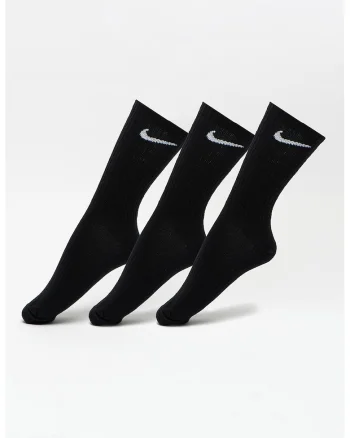 Set de sosete pentru antrenament Everyday - 3 perechi, Negru